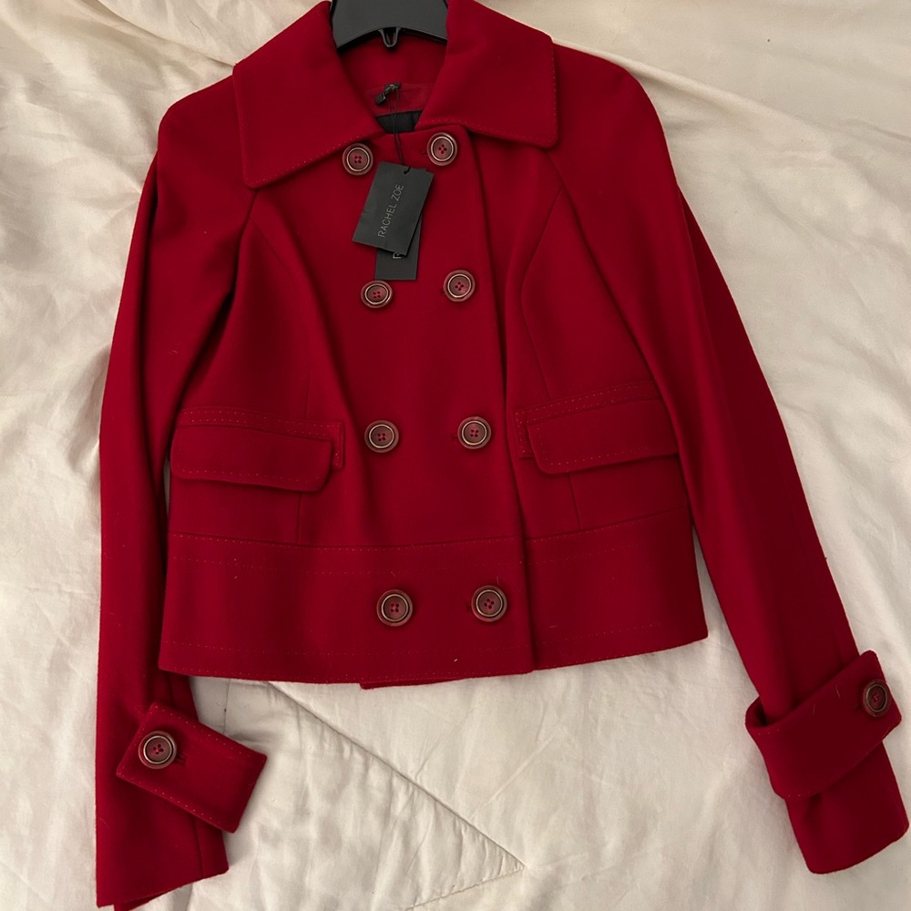 Rachel Zoe Rose wool blend coat